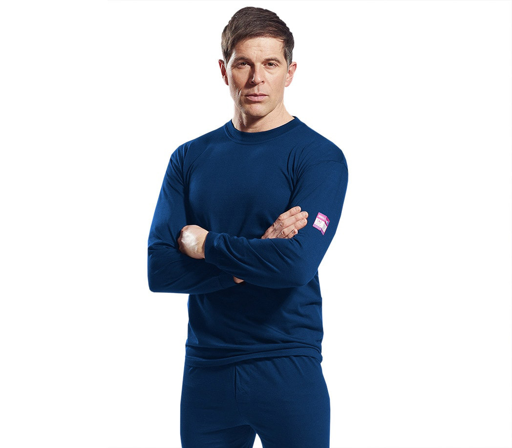 Marine Schweißer Shirt Langarm - "Don't Panic I'm A Professional"