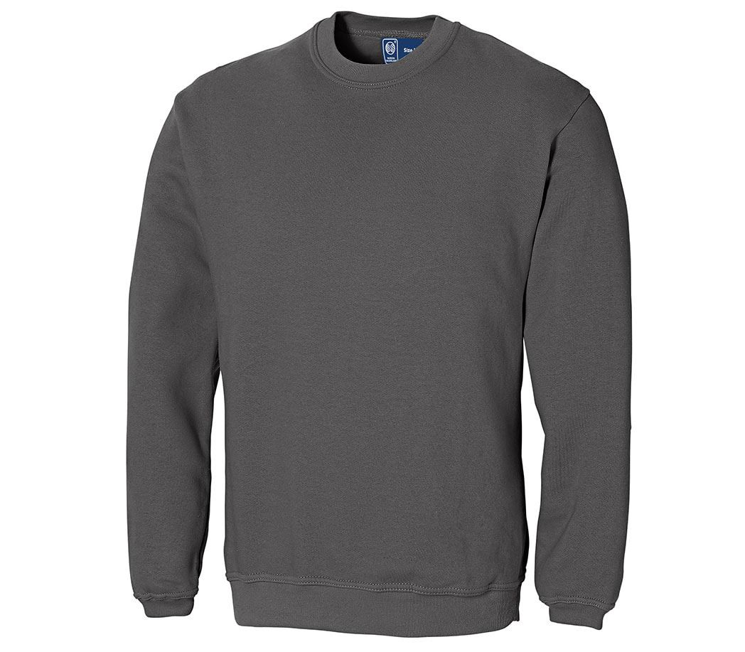 Sweatshirt Premium Poly Cotton - Farbe: anthrazit - Größe: L