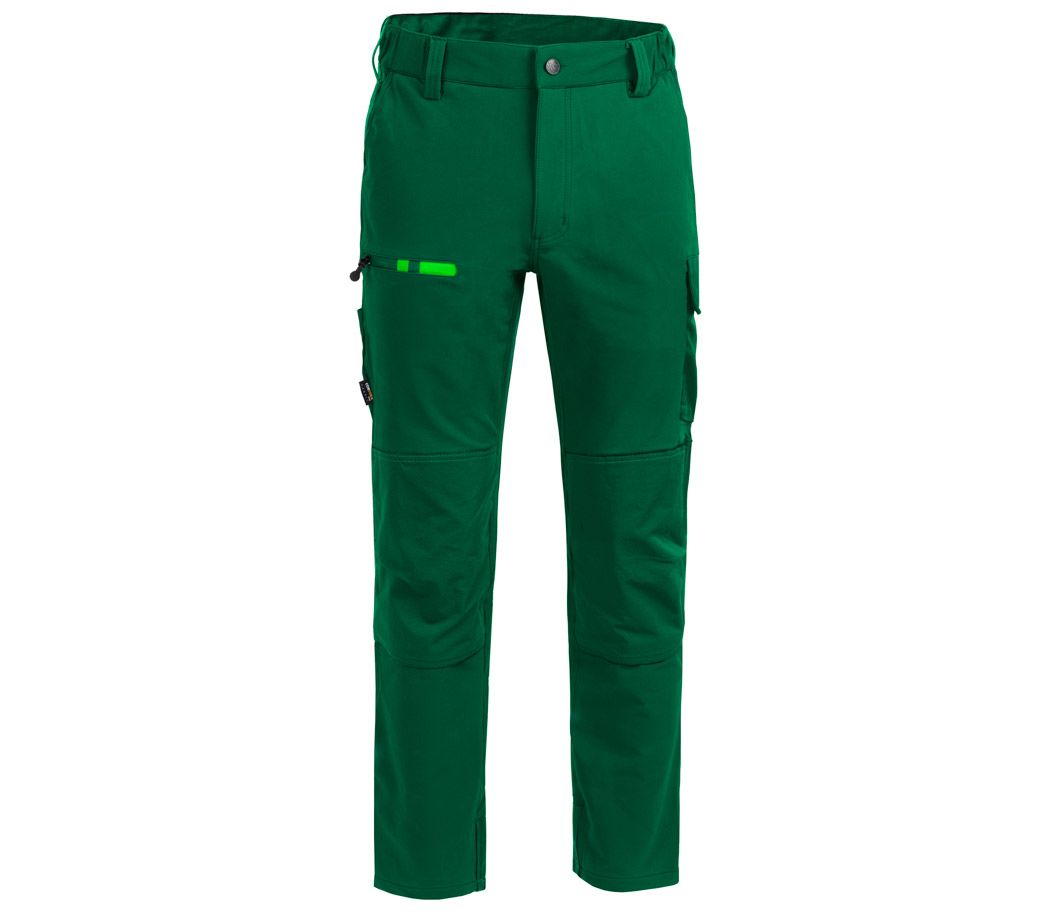 Arbeitshose 4Stretch - Farbe: grün/hellgrün - Größe: 28