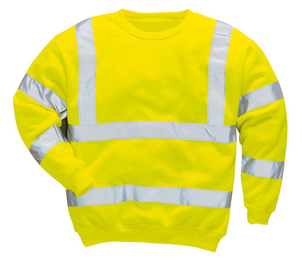 Warnschutz-Sweatshirt Image - Farbe: warngelb - Größe: 4XL