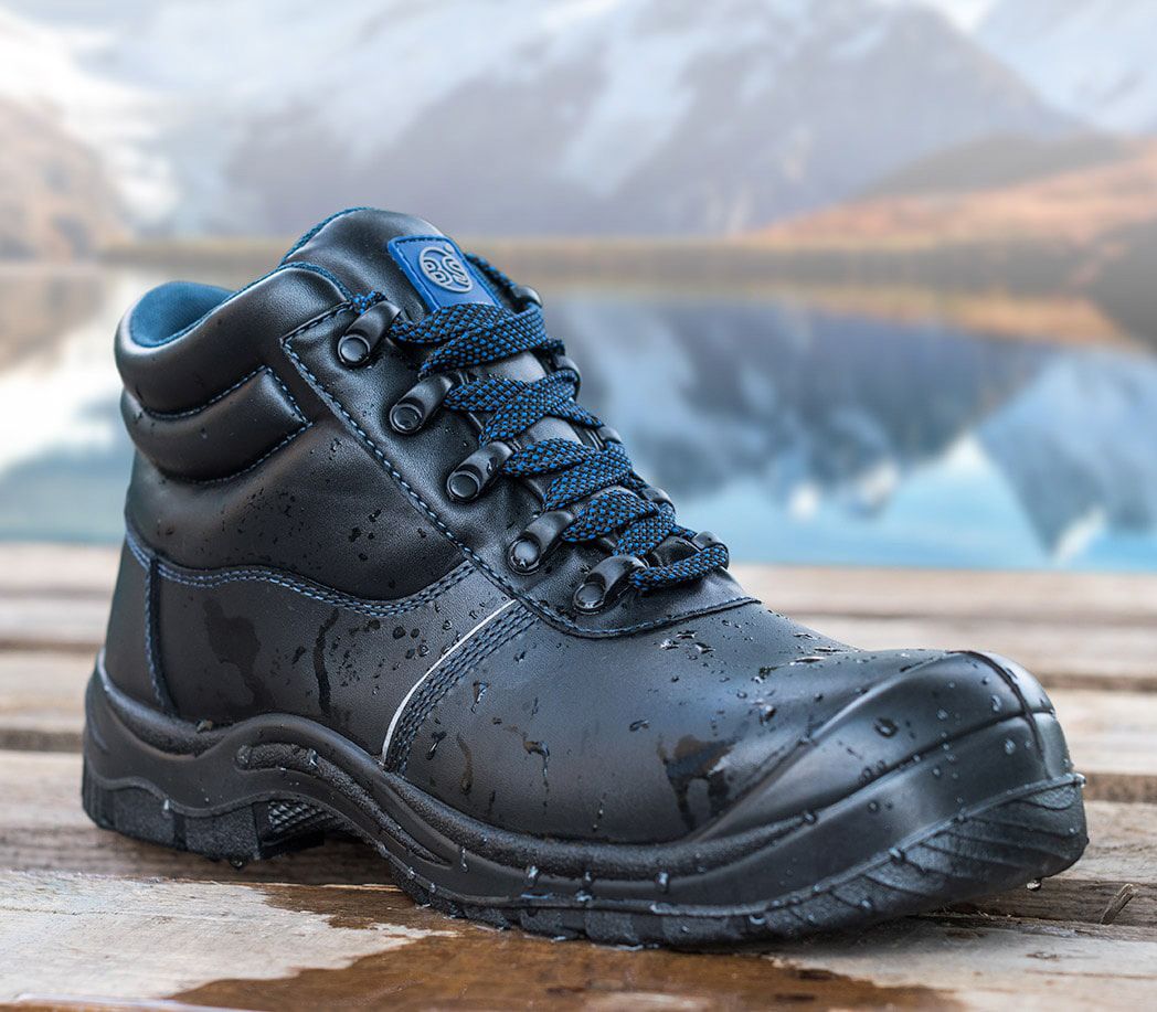 Sicherheitshochschuhe S7 Wasserdicht - Farbe: schwarz - Größe: 36