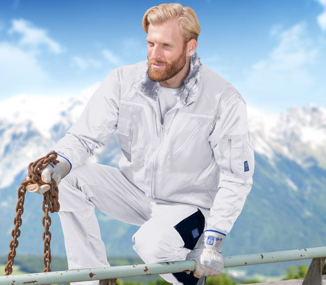 Pilotenjacke Image 4-in-1 - Farbe: weiß - Größe: XXL