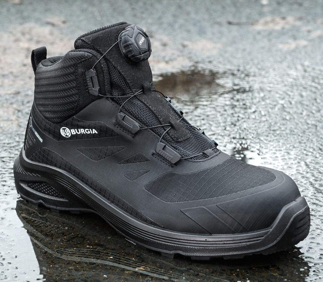 Sicherheitshochschuhe S7 Wasserdicht Drehverschluss - Farbe: schwarz - Größe: 42