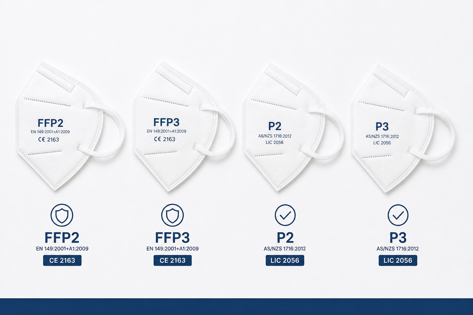 Partikelfilter, Gasfilter und Kombinationsfilter für Atemschutzmasken im Vergleich