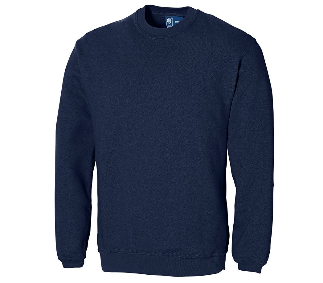 Sweatshirt Premium Poly Cotton - Farbe: marine - Größe: XL