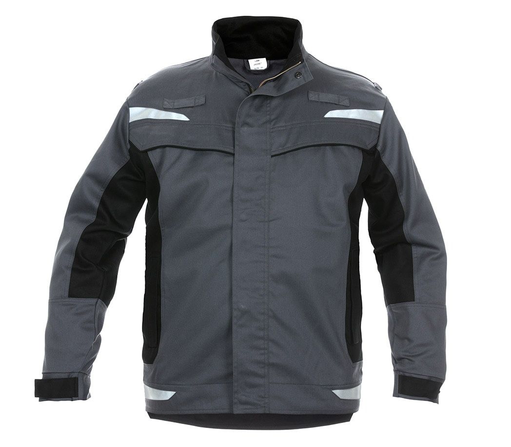 Multinorm Arbeitsjacke - Farbe: anthrazit/schwarz - Größe: 46