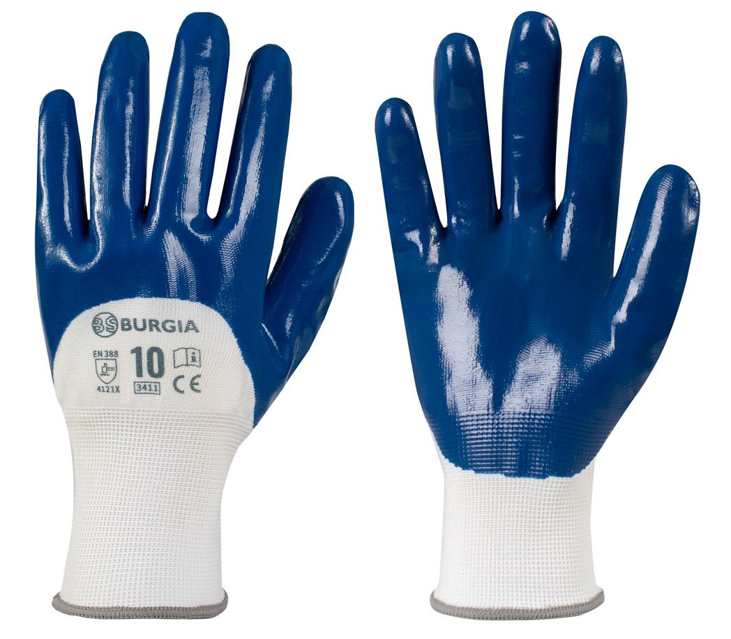 Arbeitshandschuhe Nitril - Größe: 7