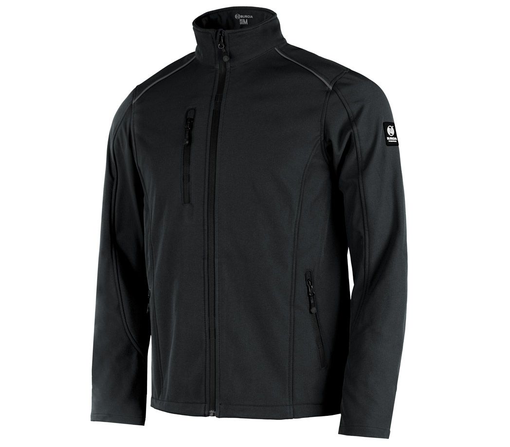 Softshelljacke - Farbe: schwarz/schwarz - Größe: XL