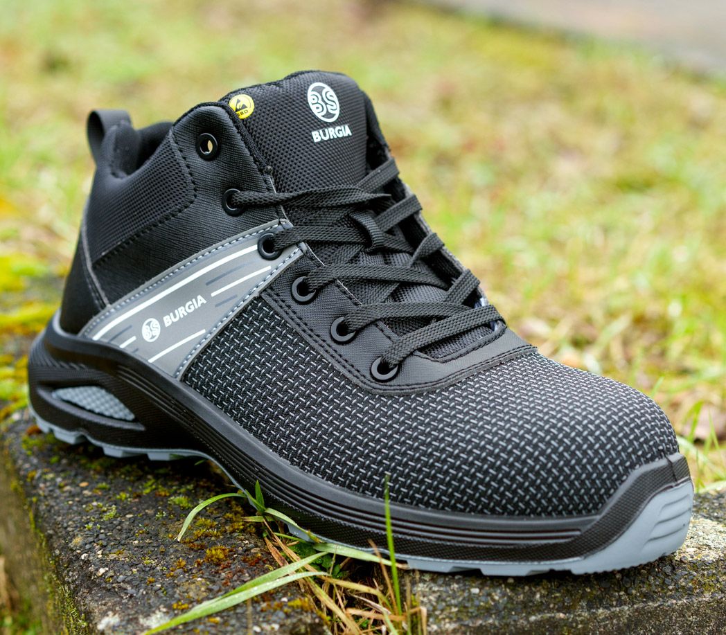 Sicherheitshochschuhe S3 ESD - Farbe: schwarz/anthrazit - Größe: 41