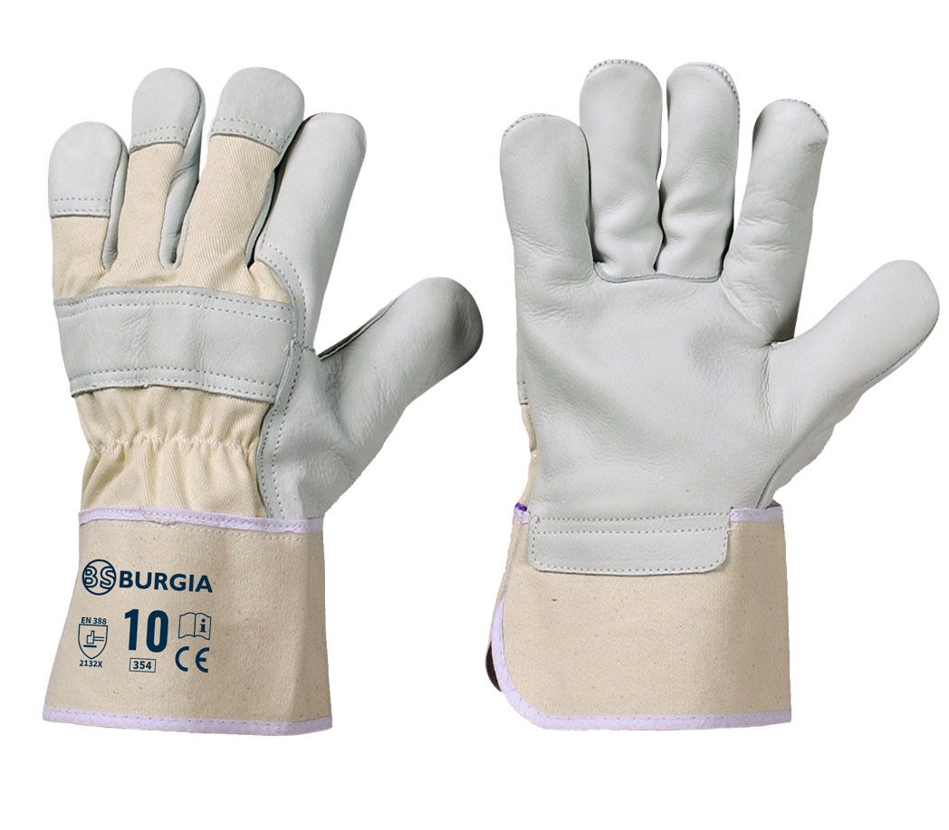 Arbeitshandschuhe Vollleder - Größe: 8