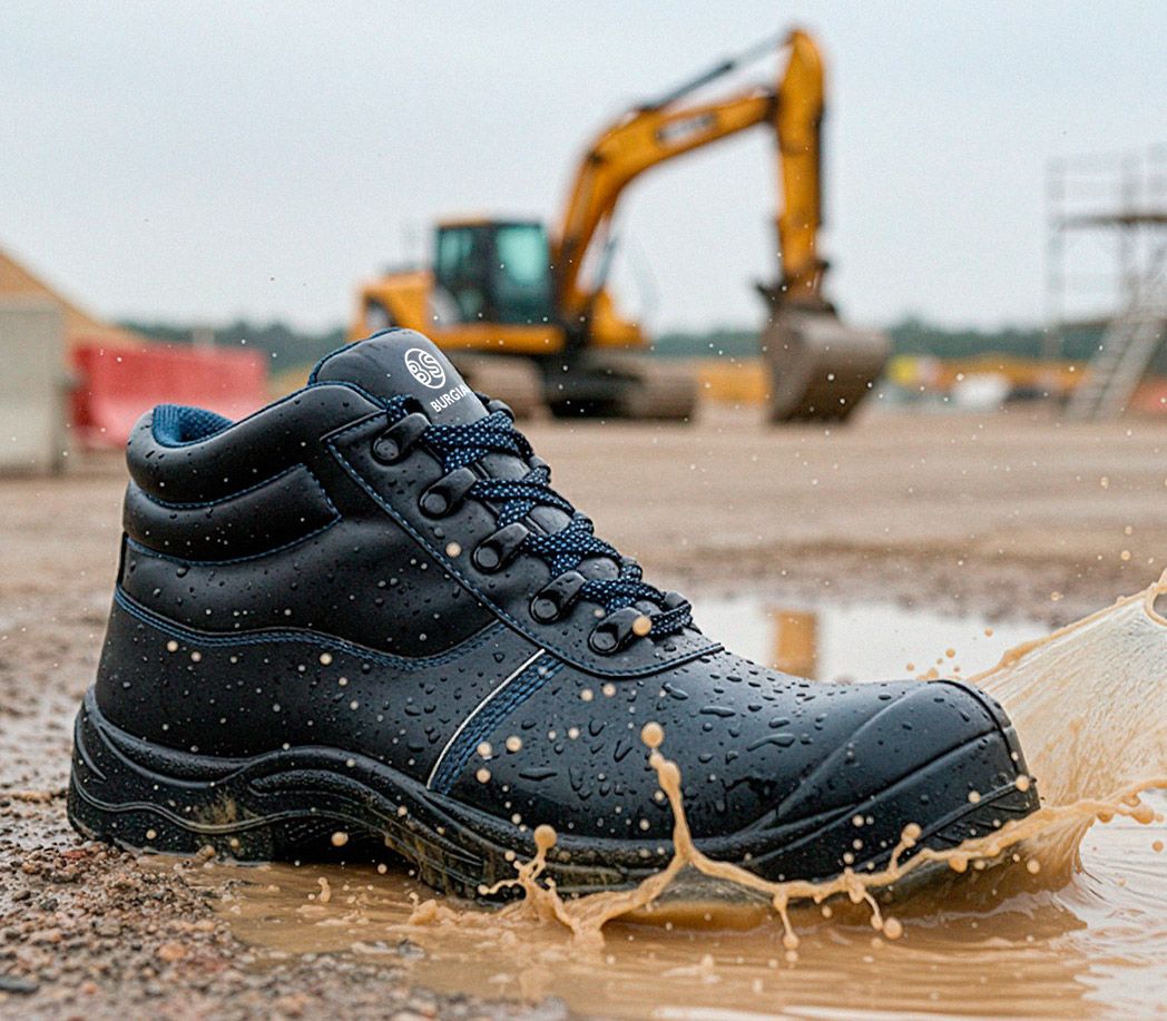 Sicherheitshochschuhe S7 Wasserdicht - Farbe: schwarz - Größe: 48