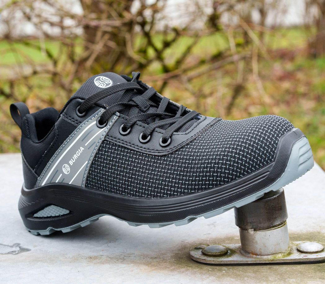 Sicherheitshalbschuhe S3 ESD - Farbe: schwarz/anthrazit - Größe: 40