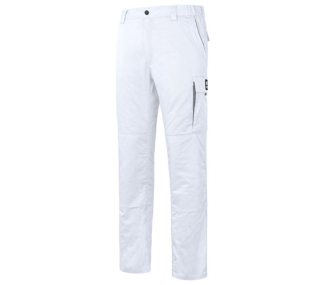 Arbeitshose Stretch Pure - Farbe: weiß/anthrazit - Größe: 50
