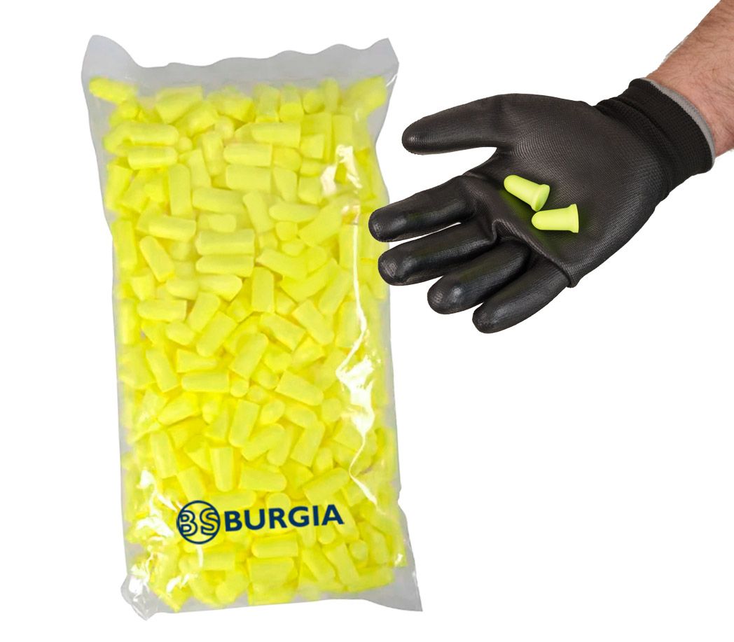 Gehörschutzstöpsel Nachfüllpack (200 Paar) - Farbe: gelb - Größe: 200-teilig