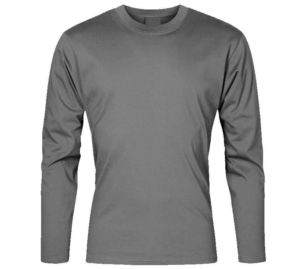 Longsleeve - Farbe: anthrazit - Größe: L