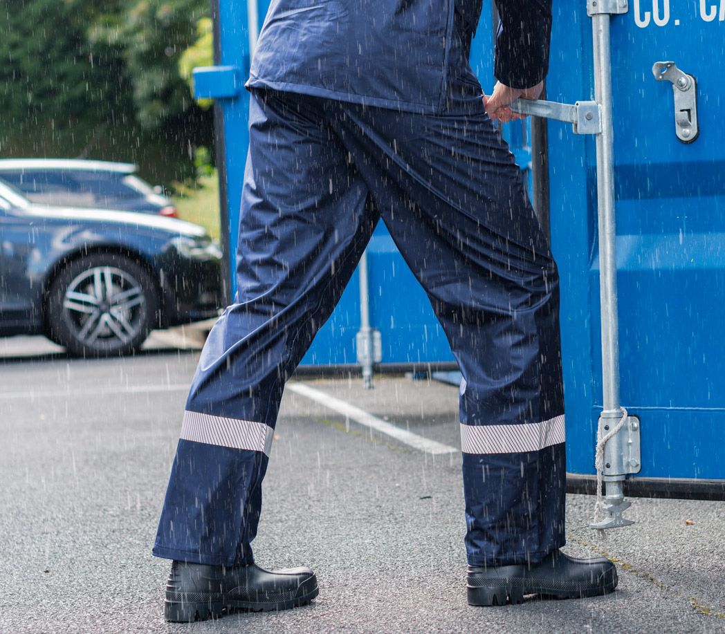 Regenhose Reflex Stretch - Farbe: marine - Größe: XS