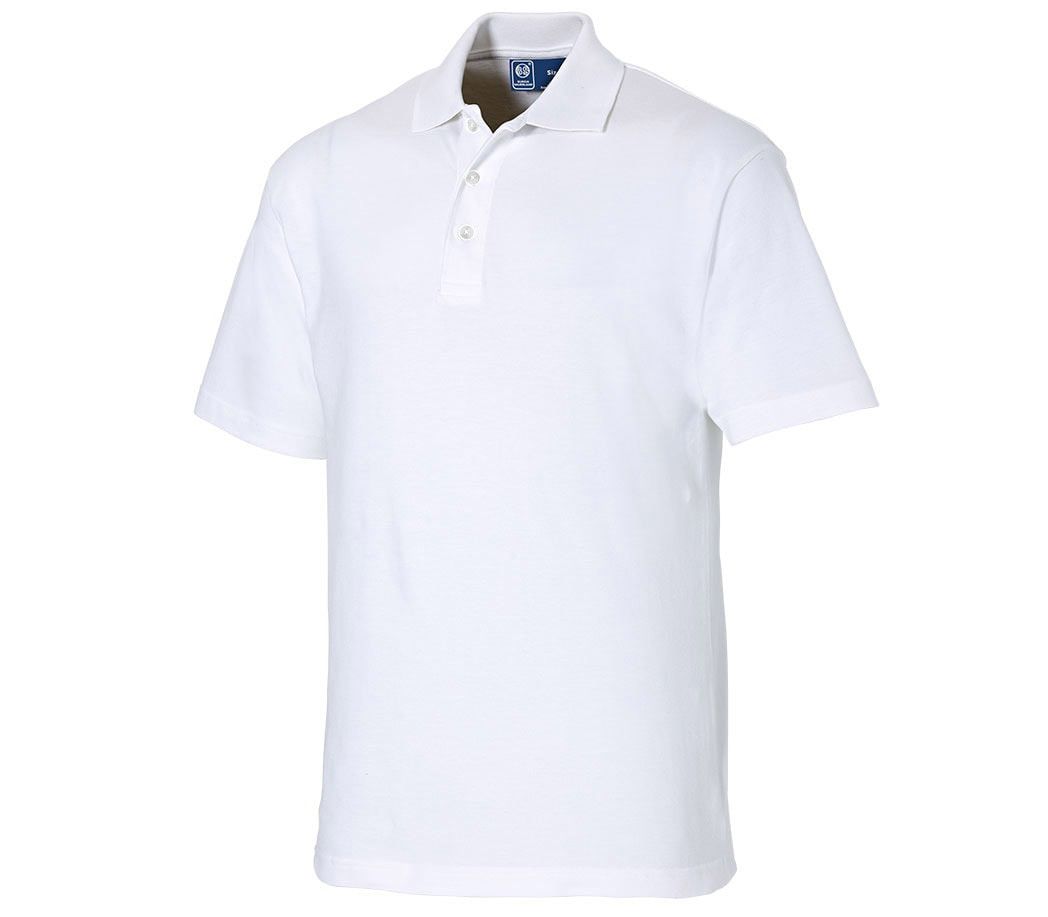 Poloshirt Premium - Farbe: weiß - Größe: L