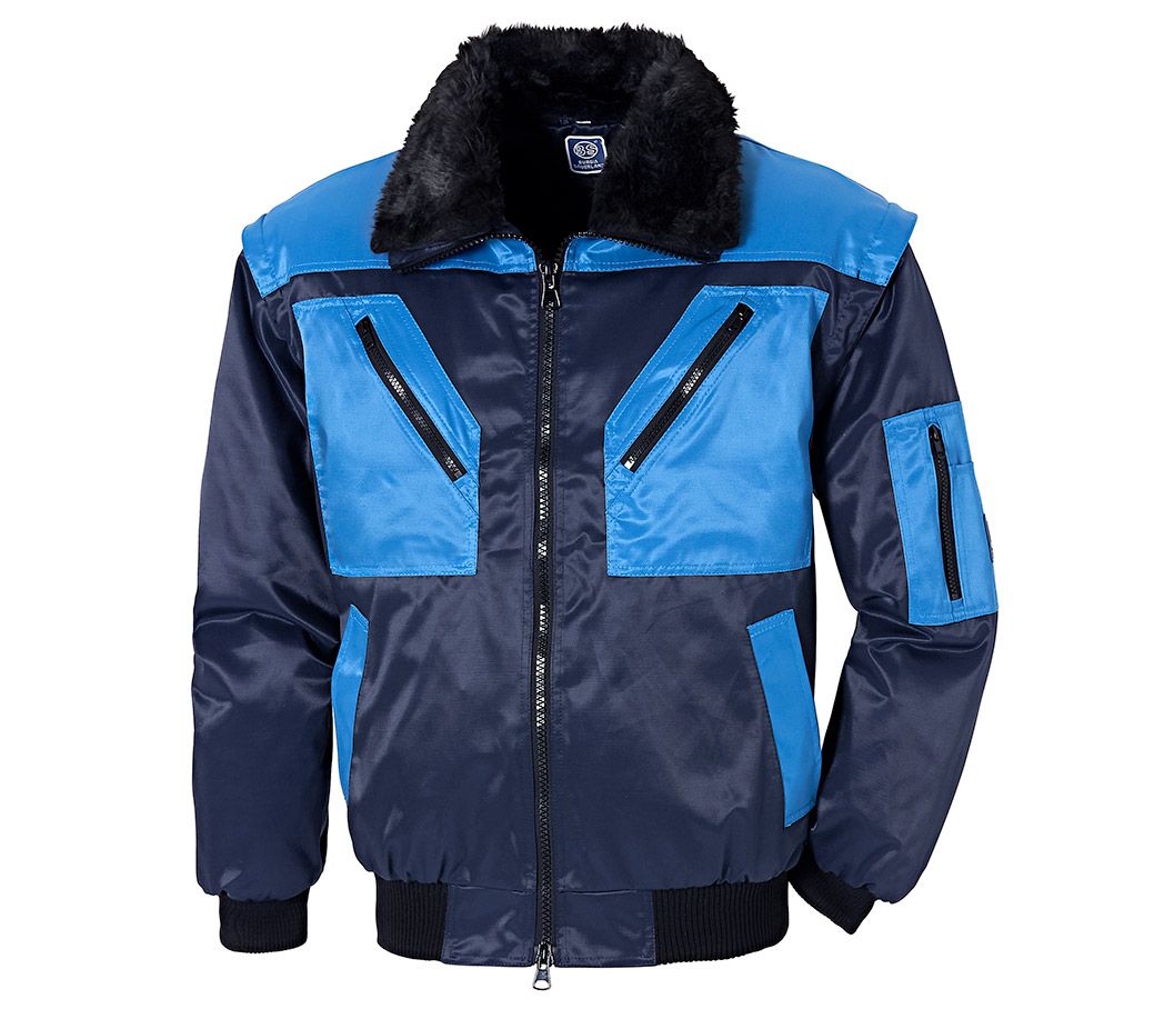 Pilotenjacke 4-in-1 - Farbe: marine/kornblau - Größe: XL