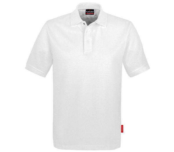 Poloshirt Langarm weiß schlanke Größe