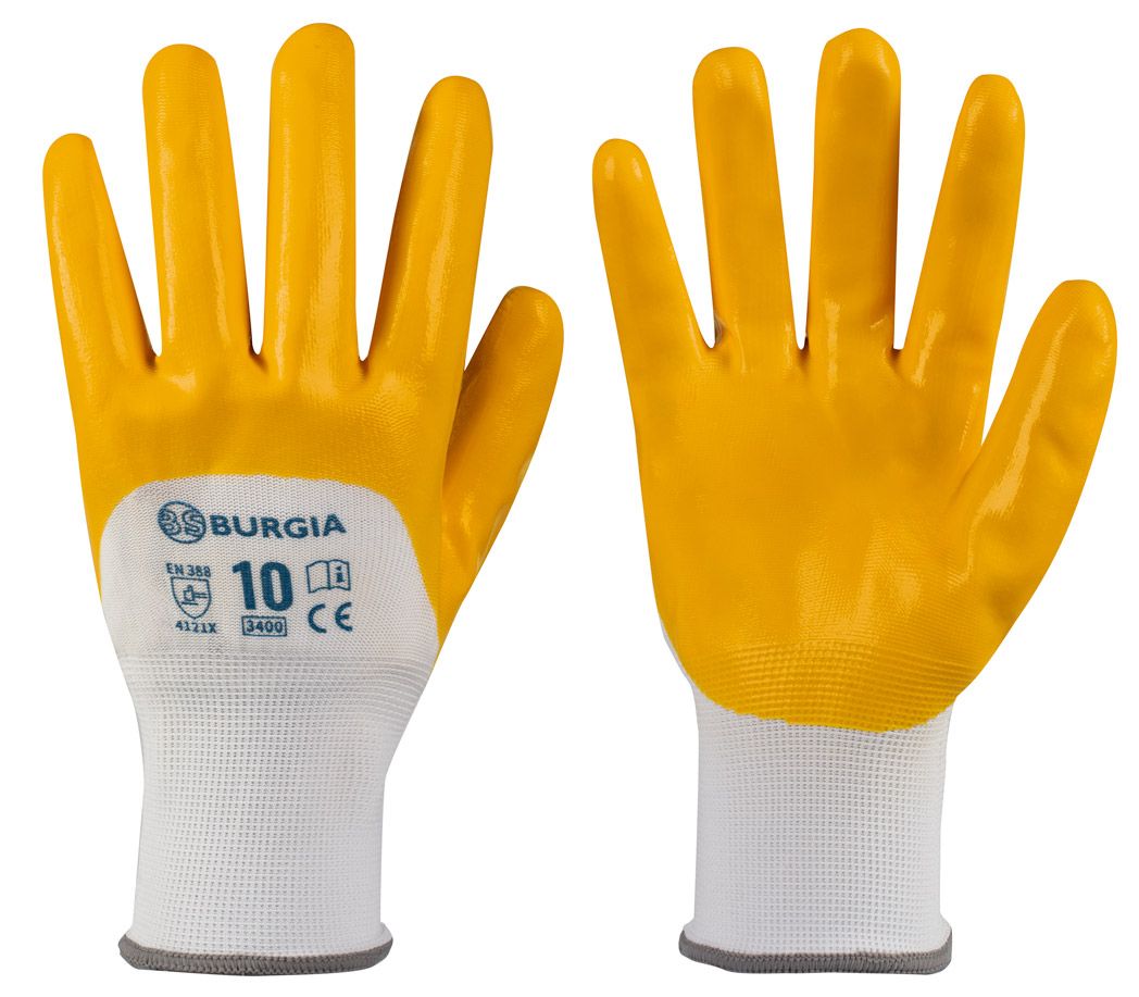 Arbeitshandschuhe Nitril - Größe: 7