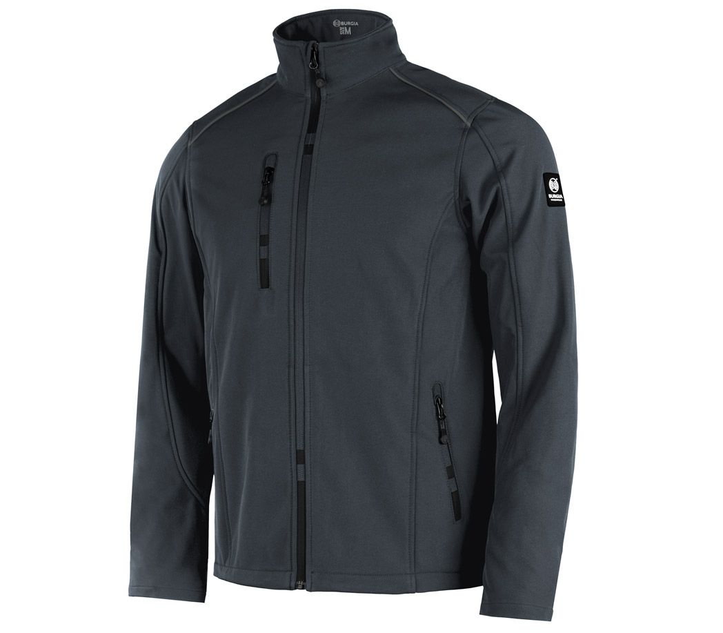 Softshelljacke - Farbe: anthrazit/schwarz - Größe: XL