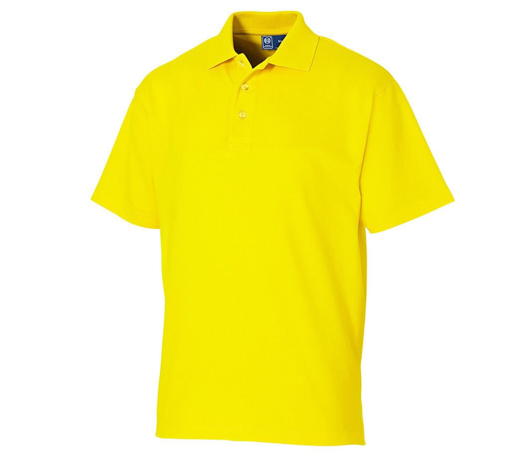 Poloshirt Premium - Farbe: gelb - Größe: M