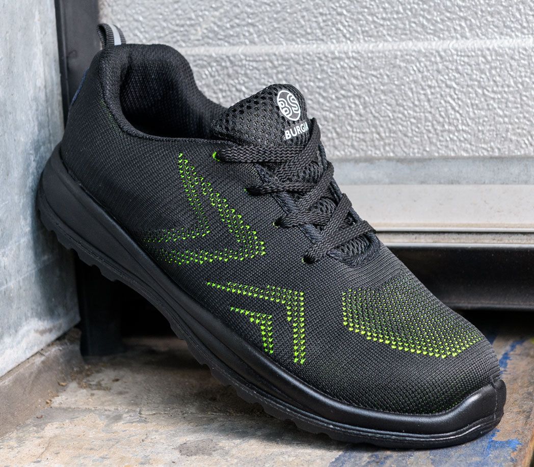 Sicherheitshalbschuhe S1P - Farbe: schwarz/gelb - Größe: 36