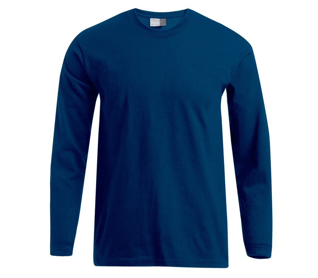 Longsleeve - Farbe: marine - Größe: XXL